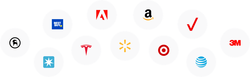 Logos of companies in the Stedi Network