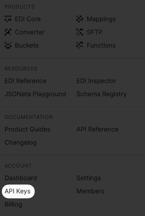 API Keys